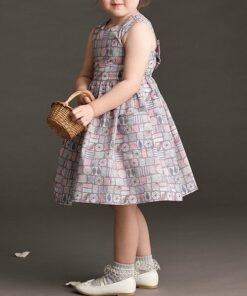 蝴蝶翩翩蓬裙洋-訂製 需備註花色編號