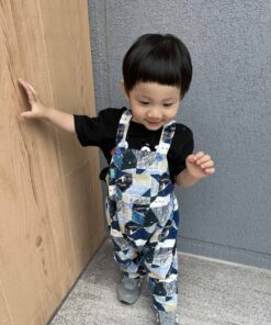 包屁鬆緊吊帶(長褲)-訂製 名25