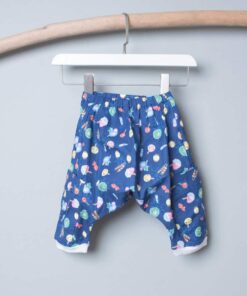 哈倫九分長褲-訂製 幾何40-紗