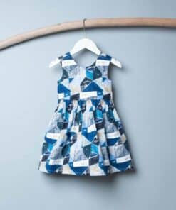 蝴蝶翩翩蓬裙洋-現貨 名25 90cm