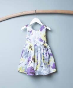 蝴蝶翩翩蓬裙洋-訂製 花80