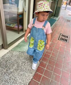 工裝吊帶(長)褲-牛仔棉麻