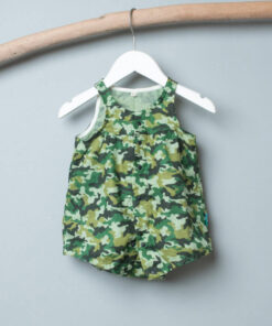 無袖包屁衣-訂製 迷彩3-紗