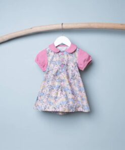 圓領洋裝(短袖)-訂製 和風24vs棉麻28(領子+袖子)