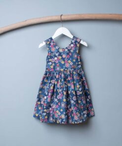 蝴蝶翩翩蓬裙洋-現貨 和風36 90cm