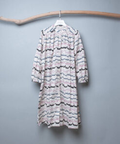 文青立領連身洋-訂製 幾何32