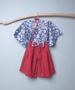 淺草振袖和服-訂製 和風40vs大紅棉麻