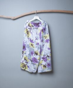 雲朵寬鬆褲-花80