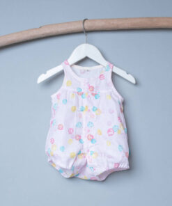 無袖包屁衣-訂製 幾何41-紗