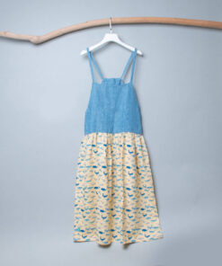 珊瑚海吊帶長裙-訂製 牛仔棉麻vs自然29