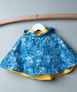 抗風防雨雙面斗篷-訂製 名1vs黃色防水