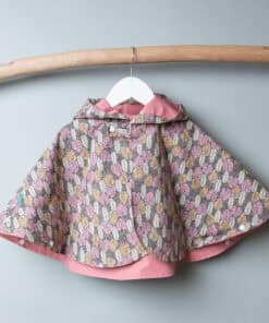 抗風防雨雙面斗篷-現貨 和風41 90-100cm