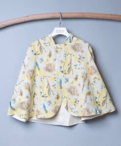 保暖鋪棉斗篷-訂製 名19vs黃色鋪棉