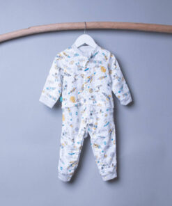 包屁連身衣(長袖)-訂製 自然11-紗