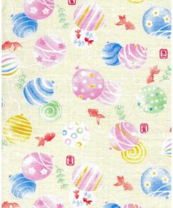 和風46(十字抗皺)-金魚輝煌