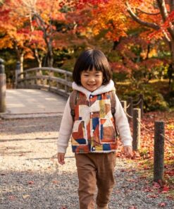 絨毛戴帽(雙面)背心-訂製 名27vs雪花毛