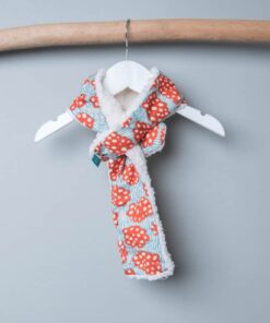 保暖防寒鈕釦圍巾- 現貨 動物28-紗vs咖啡熊