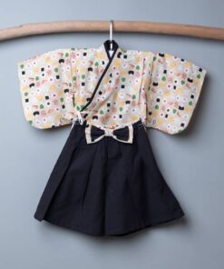 淺草振袖和服-訂製 和風41vs黑色棉麻