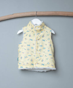 (沒有帽子)保暖高領(雙面)背心-訂製 交通1vs雪花毛