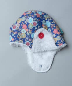 遮耳飛行帽(毛料)-現貨 和風40vs-雪花