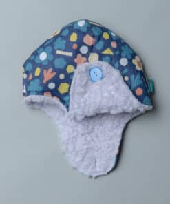 遮耳飛行帽(毛料)-現貨 自然13vs夢幻紫