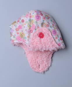 遮耳飛行帽(毛料)-現貨 和風39vs玫瑰粉