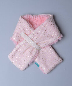 絨毛脖圍幾何42vs玫瑰粉