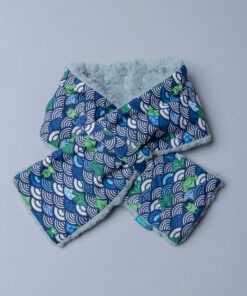 絨毛脖圍和風33vs湖水綠