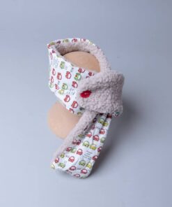 保暖防寒鈕釦圍巾- 現貨 交通6vs大地黃