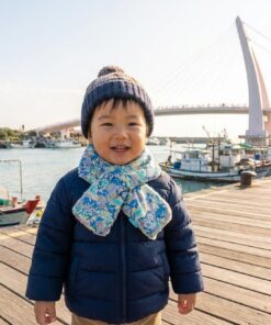 絨毛脖圍和風25vs湖水綠