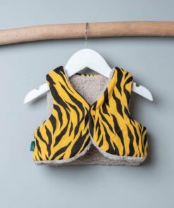 (四合釦)精靈背心-訂製 動物28vs大地黃