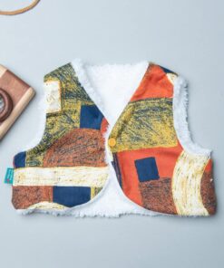 (四合釦)精靈背心-訂製 名27vs雪花毛