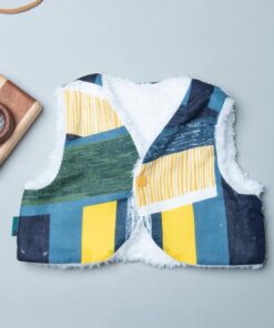 (四合釦)精靈背心-訂製 名29vs雪花毛