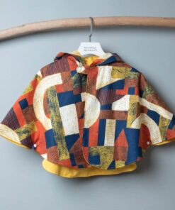 抗風防雨雙面斗篷-現貨 名27vs黃色防水 110-120cm