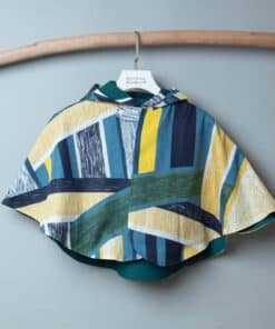 抗風防雨雙面斗篷-訂製 名29vs黃色