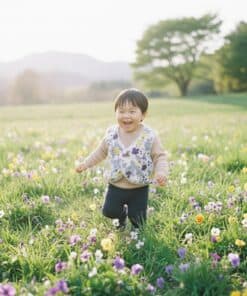 (四合釦)精靈背心-訂製 花80vs雪花毛