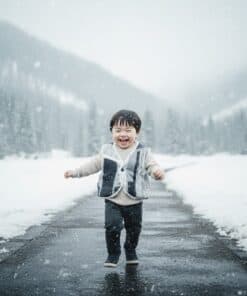 (四合釦)精靈背心-訂製 名30vs雪花毛