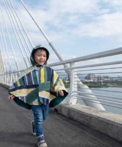 抗風防雨雙面斗篷-訂製 名29vs黃色