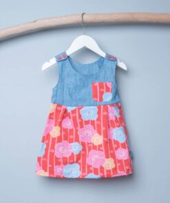 口袋洋裝-訂製 牛仔棉麻vs和風30(裙襬與口袋)