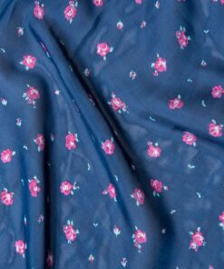 花84(單紗)-寶藍玫瑰