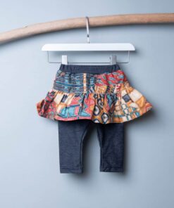 波西米亞褲裙 深藍 現貨