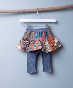 波西米亞褲裙 淺藍 現貨