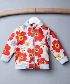 防曬輕外套-微領拉鍊-訂製 花82