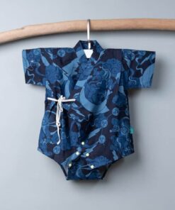 包屁-甚平紗布衣-訂製 和風29 嬰兒 包屁-衣 連身衣