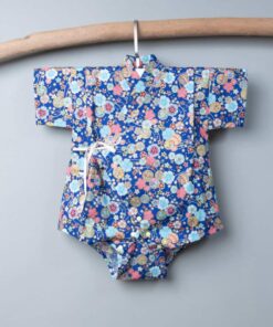 包屁-甚平紗布衣-訂製 和風40 嬰兒 包屁-衣 連身衣