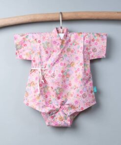 包屁-甚平紗布衣-訂製 和風44 嬰兒 包屁-衣 連身衣