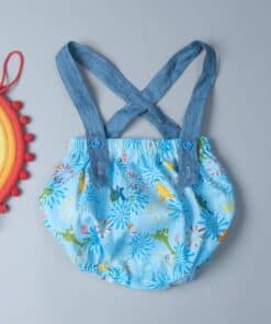 燈籠吊帶短褲-訂製 自然24