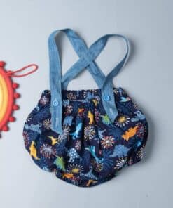 燈籠吊帶短褲-訂製 自然22