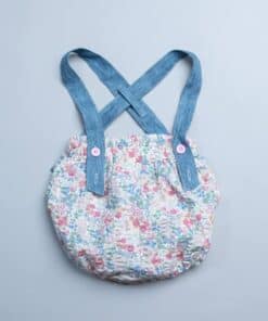 燈籠吊帶短褲-訂製 花83