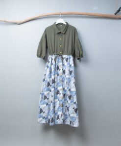 棉花糖半袖淑女洋-訂製 棉麻13(上)vs名26(下)